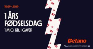 Betano 1 år